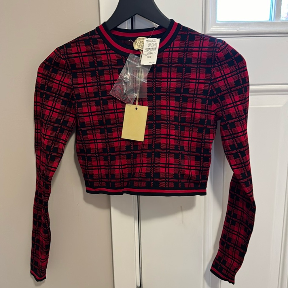 Ronny Kobo Crop Sweater